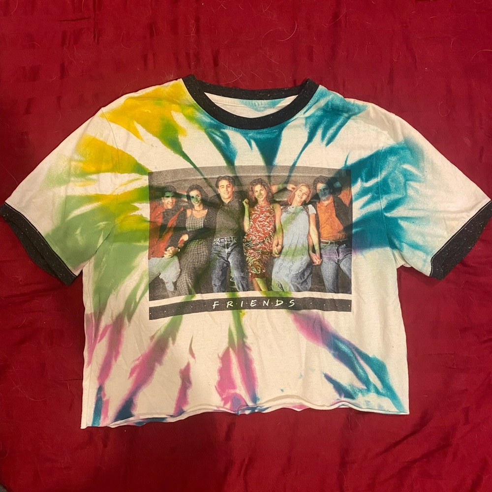 Vintage FRIENDS Tie Dye Cropped Tee ❣️